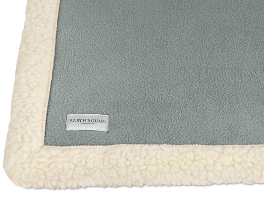 Sherpa Fleece Blanket Dove Grey