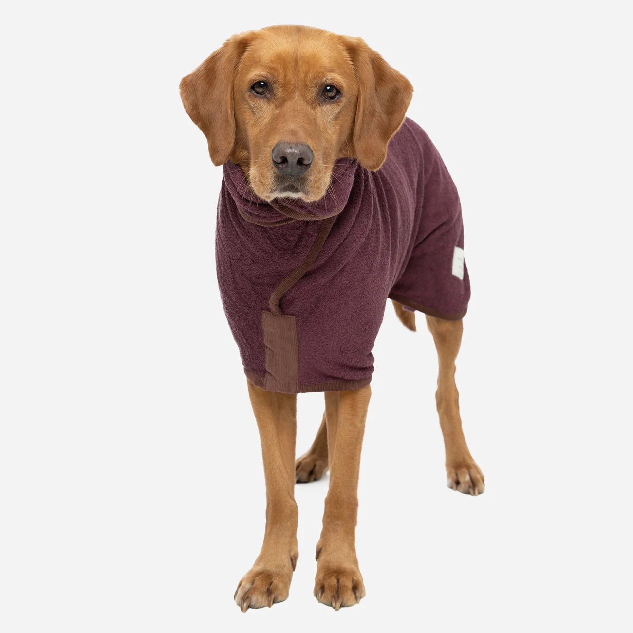 Ruff & Tumble Country Dog Drying Coat (corduroy trim)