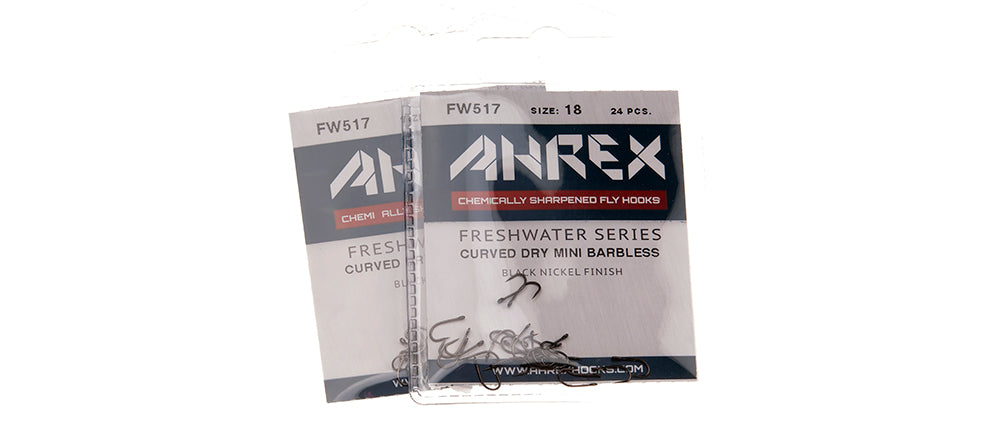 Ahrex Curved Dry Mini Barbless