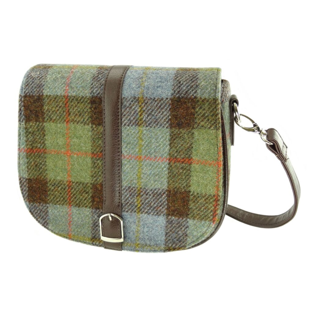 Harris Tweed 'Beauly' Shoulder Bag in MacLeod Tartan
