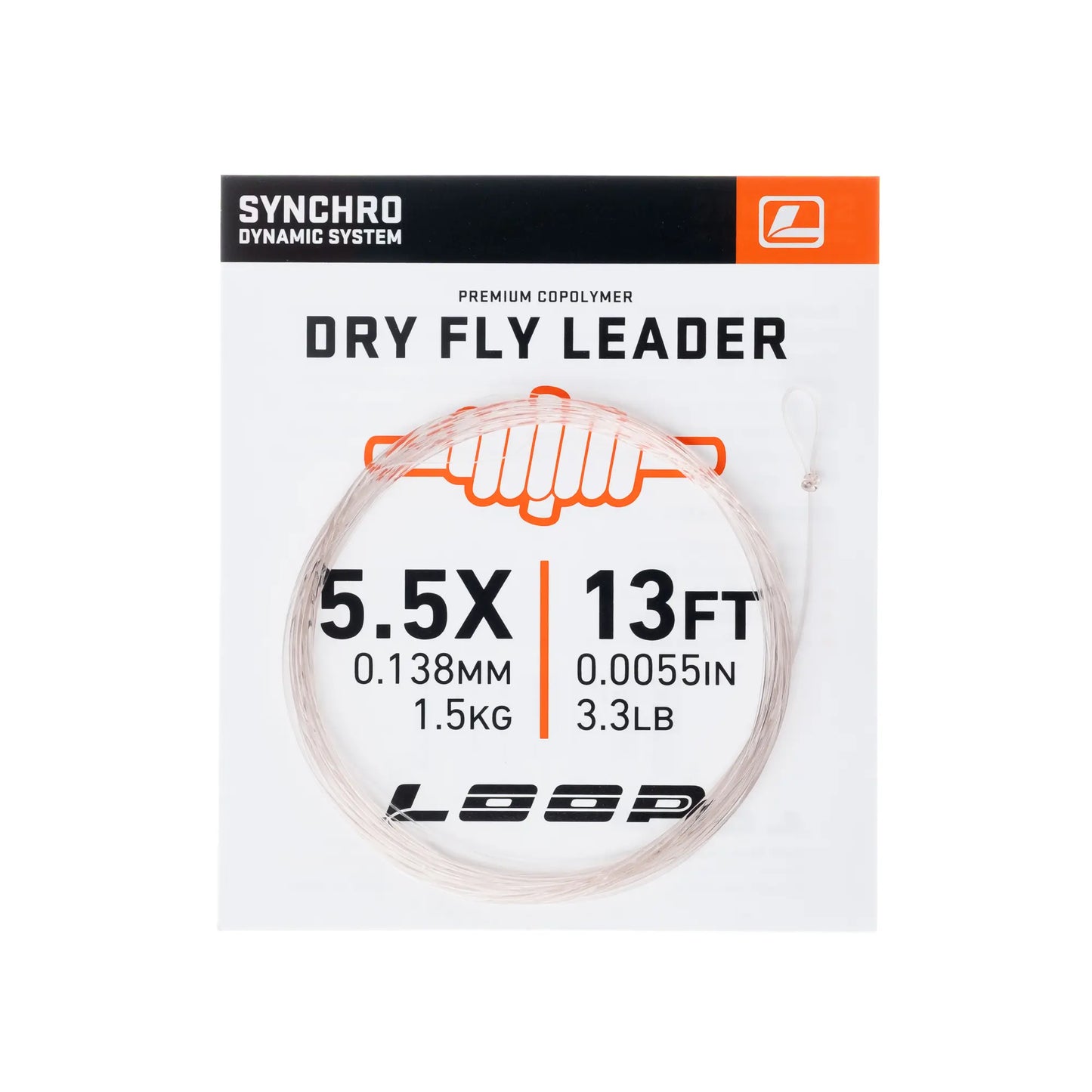 Synchro 13 Dryfly Nylon Leader - 5.5X