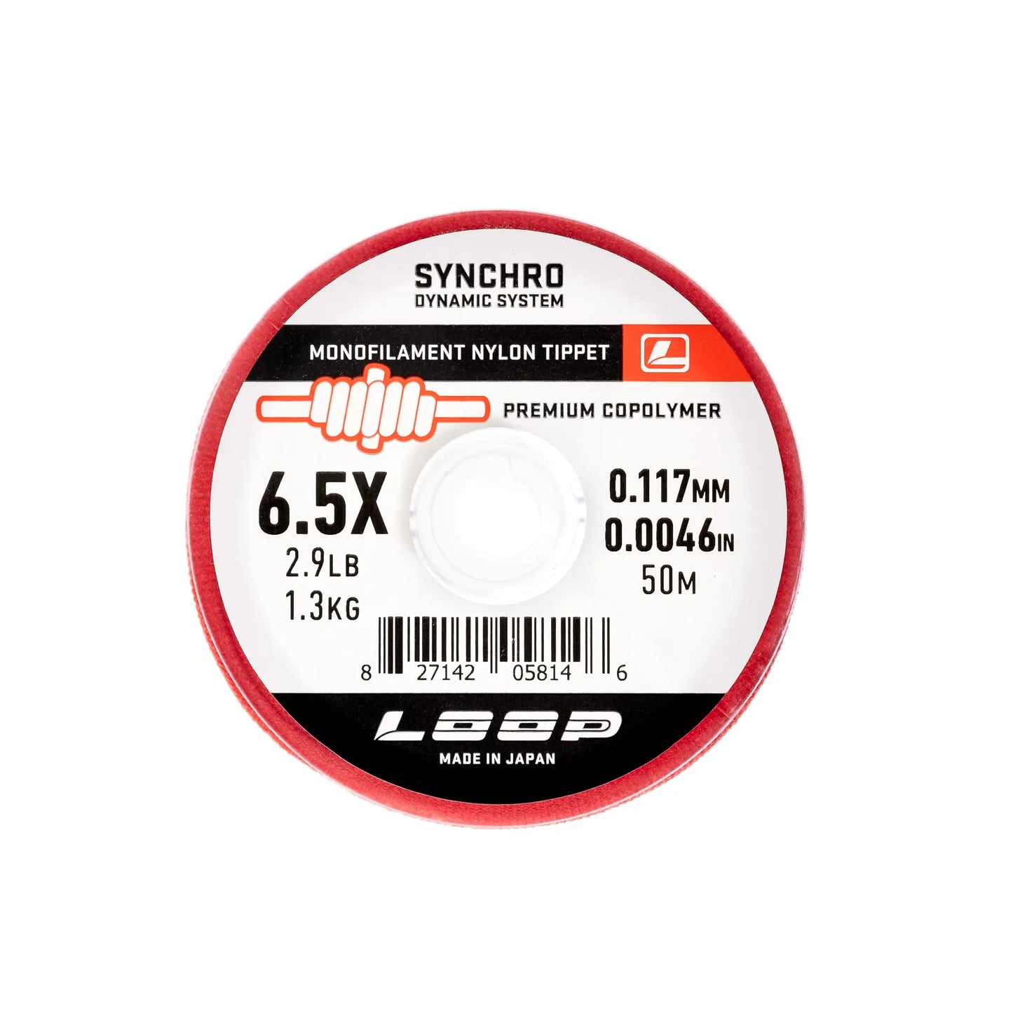 Synchro Monofilament Tippet - 6.5X