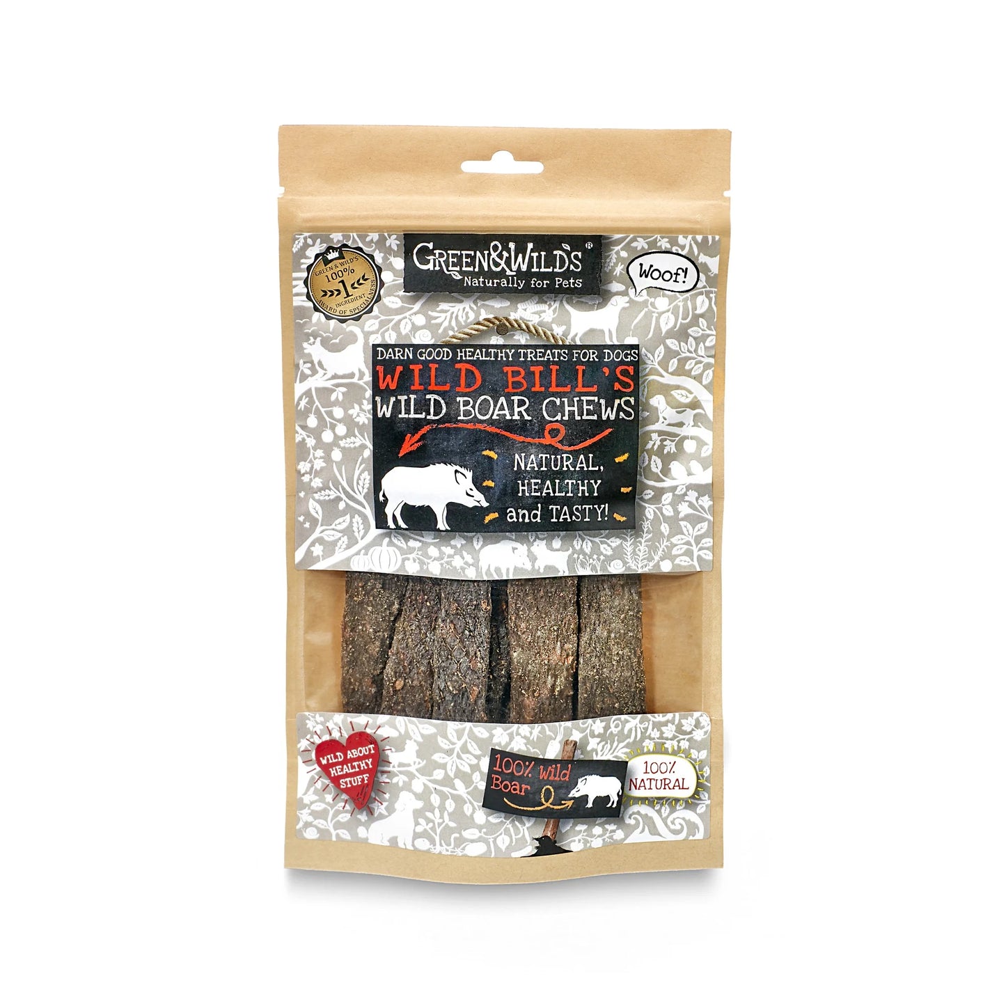Wild Boar Chews, 100g