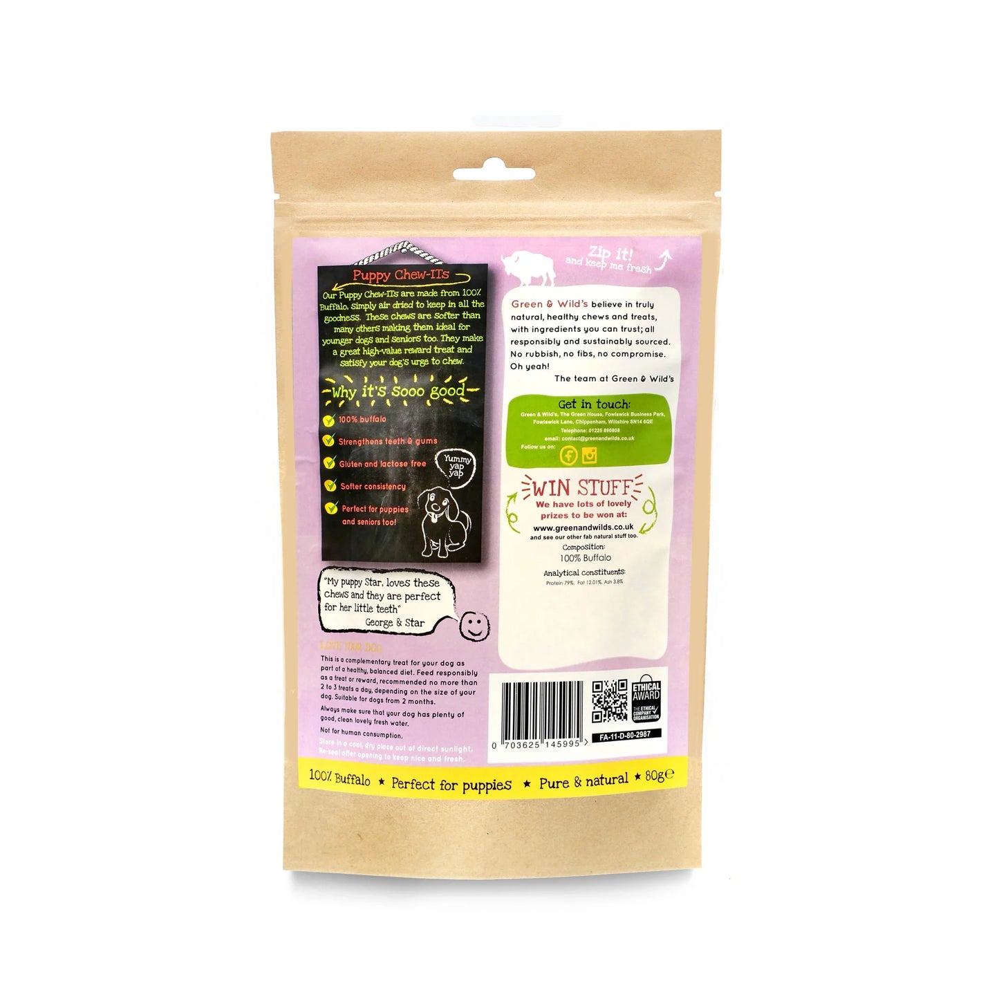 Puppy Chew-its, 80g