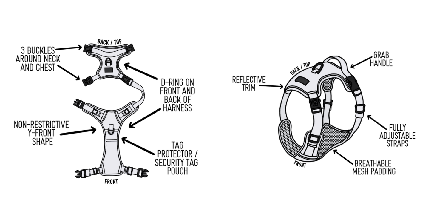Twiggy Tags Adventure Harness