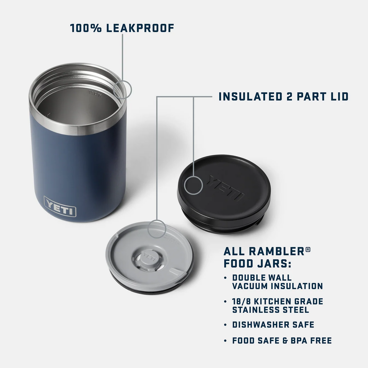 Rambler® 16 oz (473 ml) Insulated Food Jar