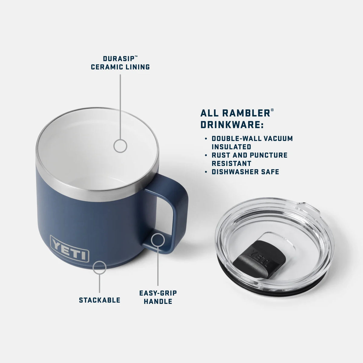 Rambler® 14 oz (414 ml) CL Stackable Mug