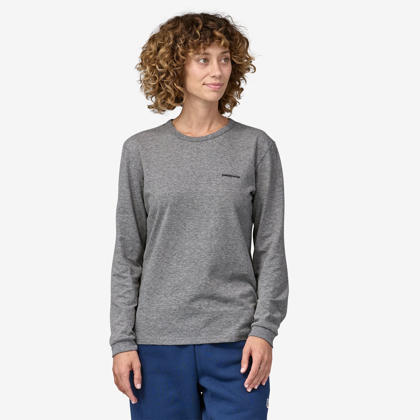 Patagonia W's L/S P-6 Logo Responsibili-Tee