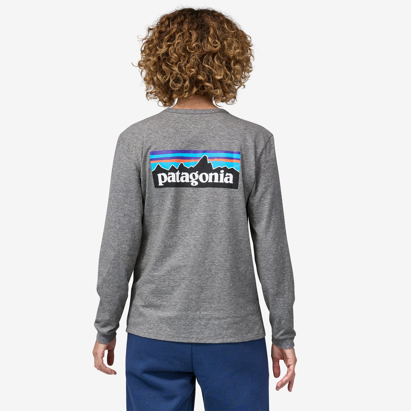 Patagonia W's L/S P-6 Logo Responsibili-Tee