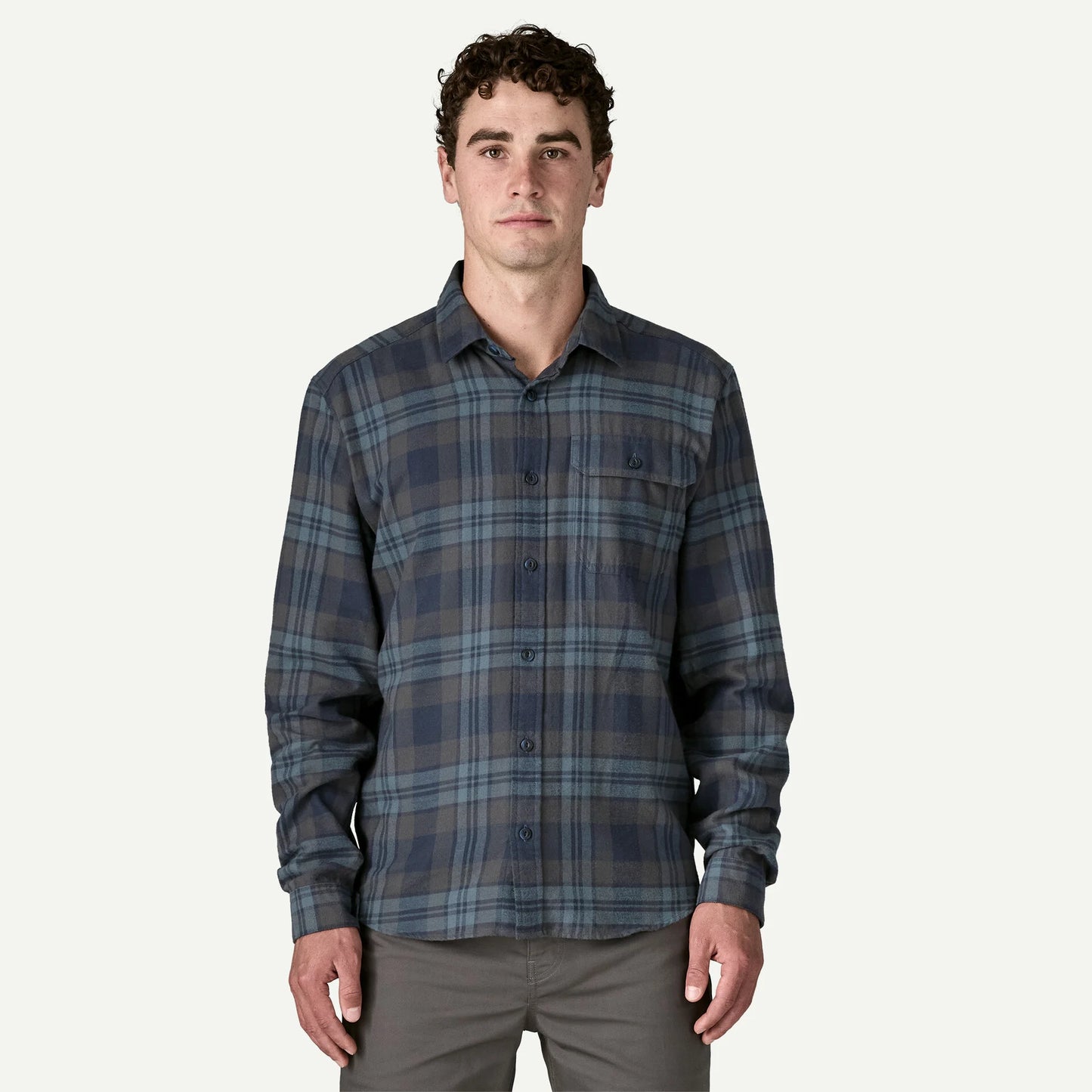 Patagonia M's L/S Cotton in Conversion LW Fjord Flannel Shirt