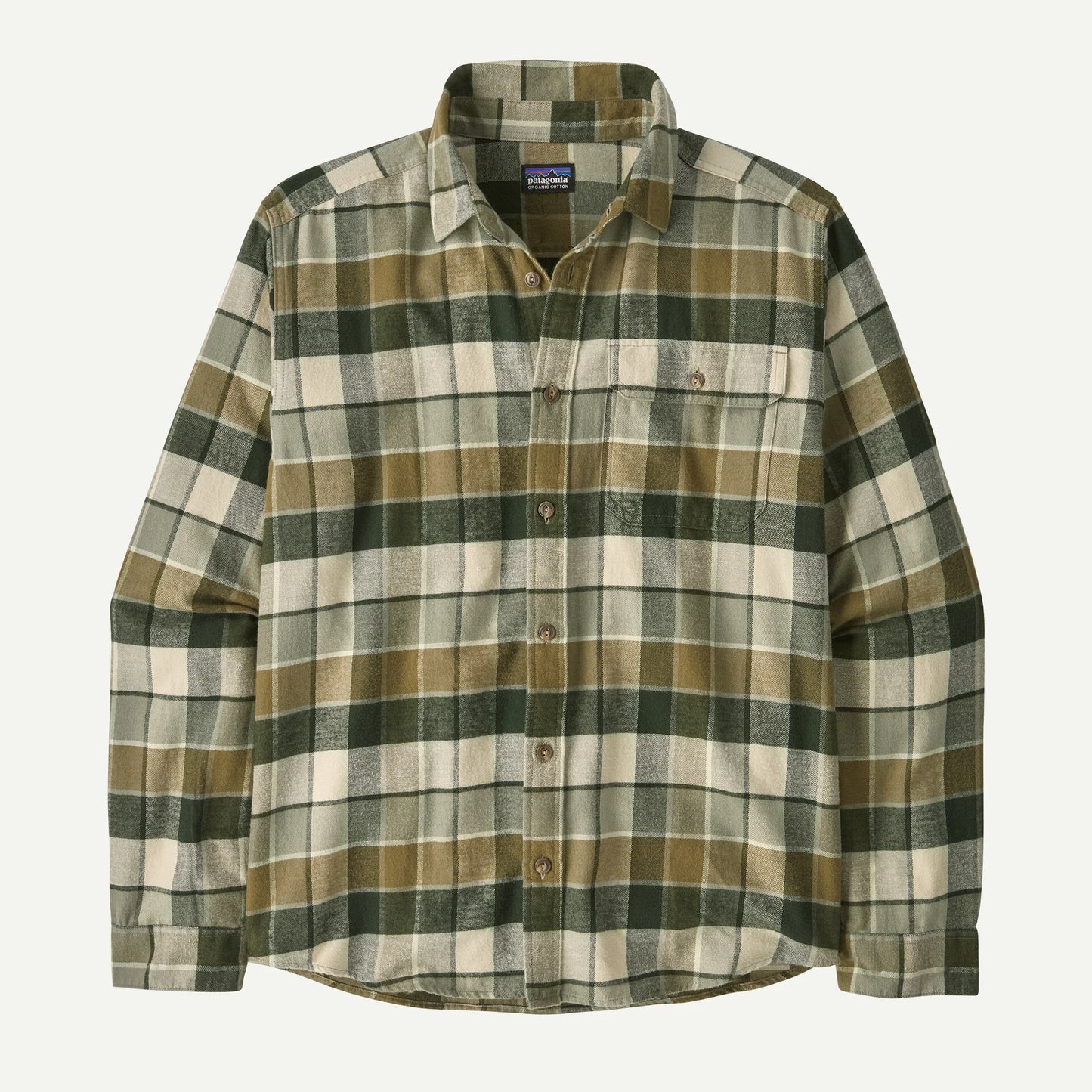 Patagonia M's L/S Cotton in Conversion LW Fjord Flannel Shirt