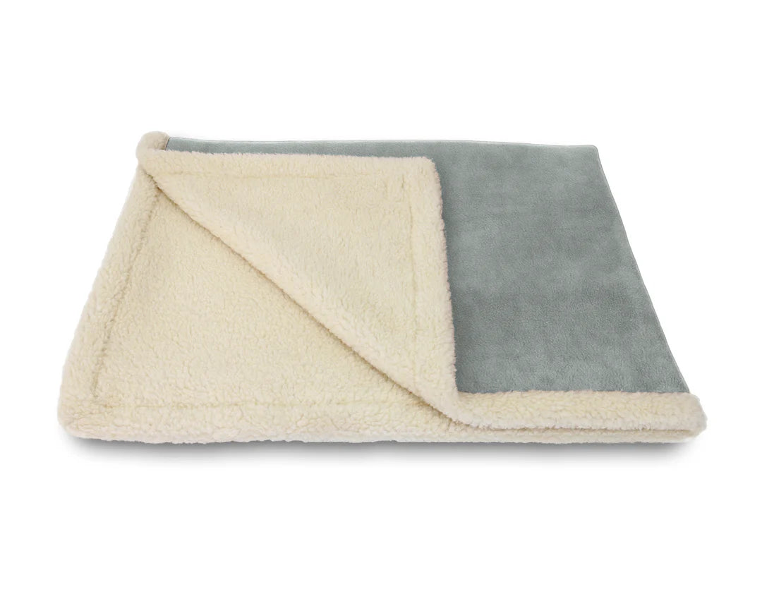 Sherpa Fleece Blanket Dove Grey