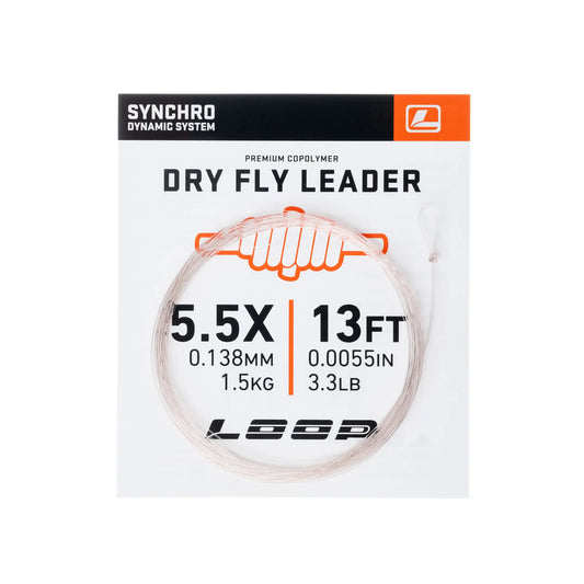 Synchro 13  Dryfly Nylon Leader - 5.5X