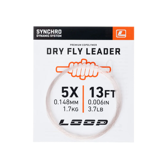 Synchro 13  Dryfly Nylon Leader - 5X