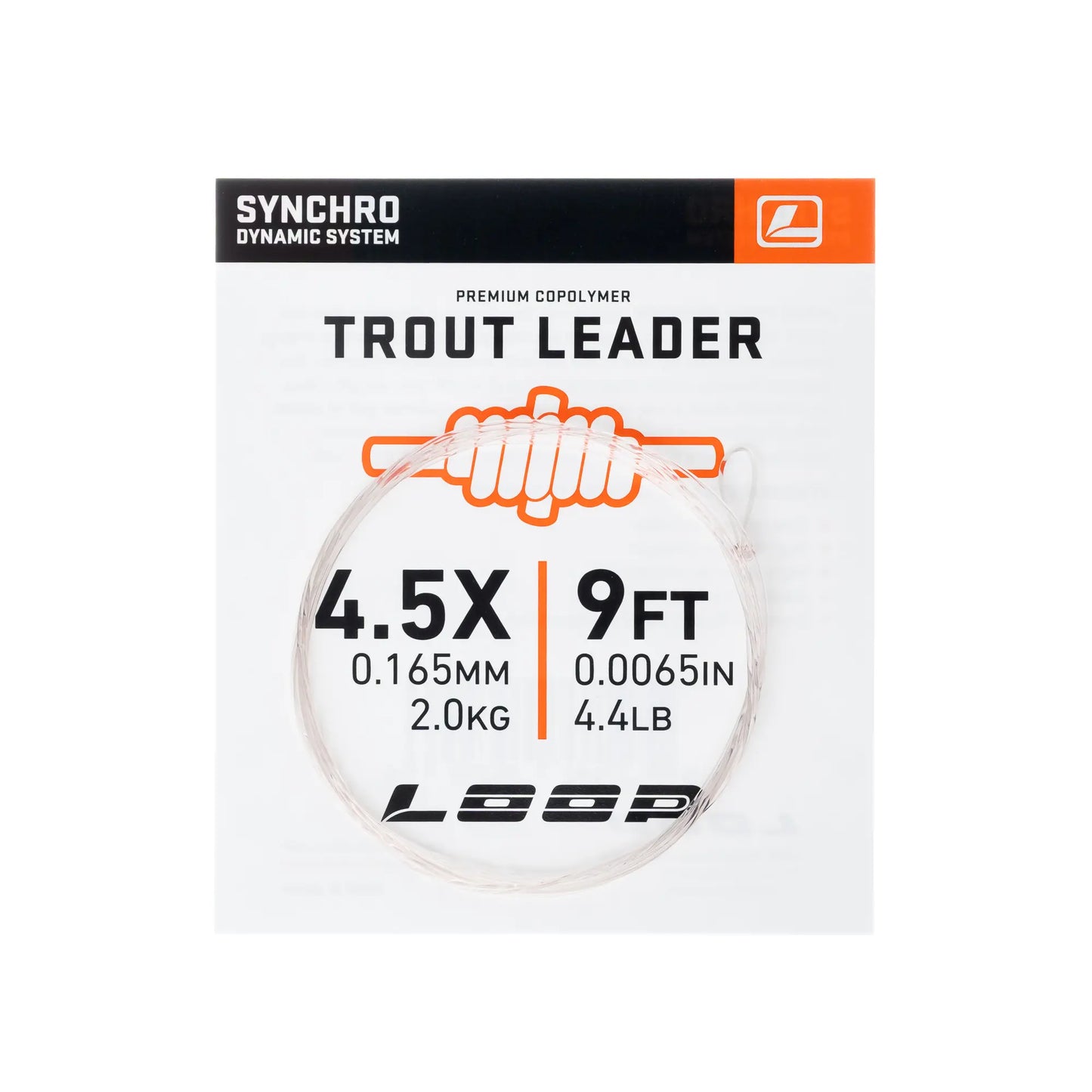 Synchro 9  Nylon Leader - 4.5X