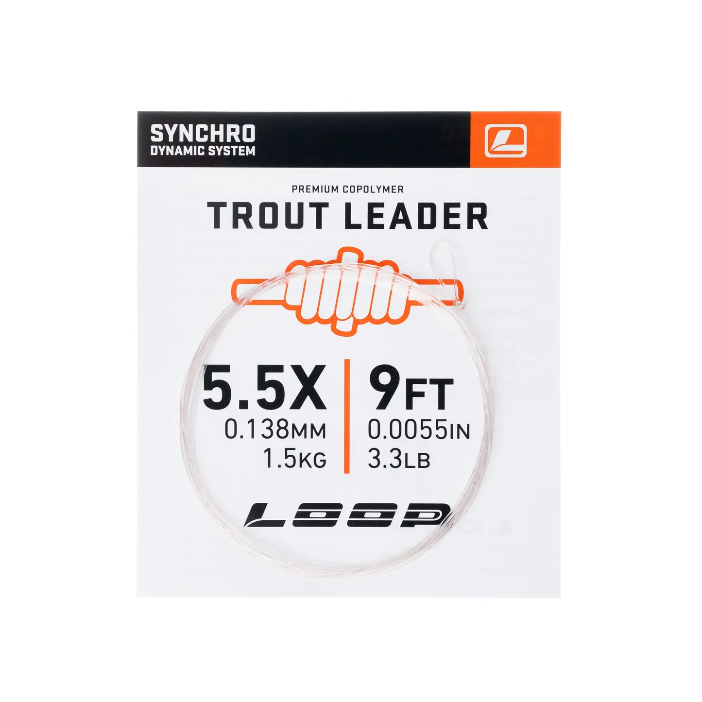 Synchro 9  Nylon Leader - 5.5X