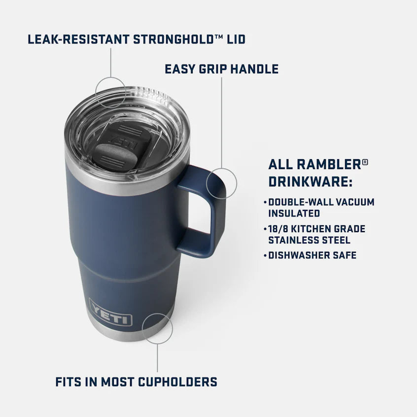 YETI Rambler 20 oz Travel Mug