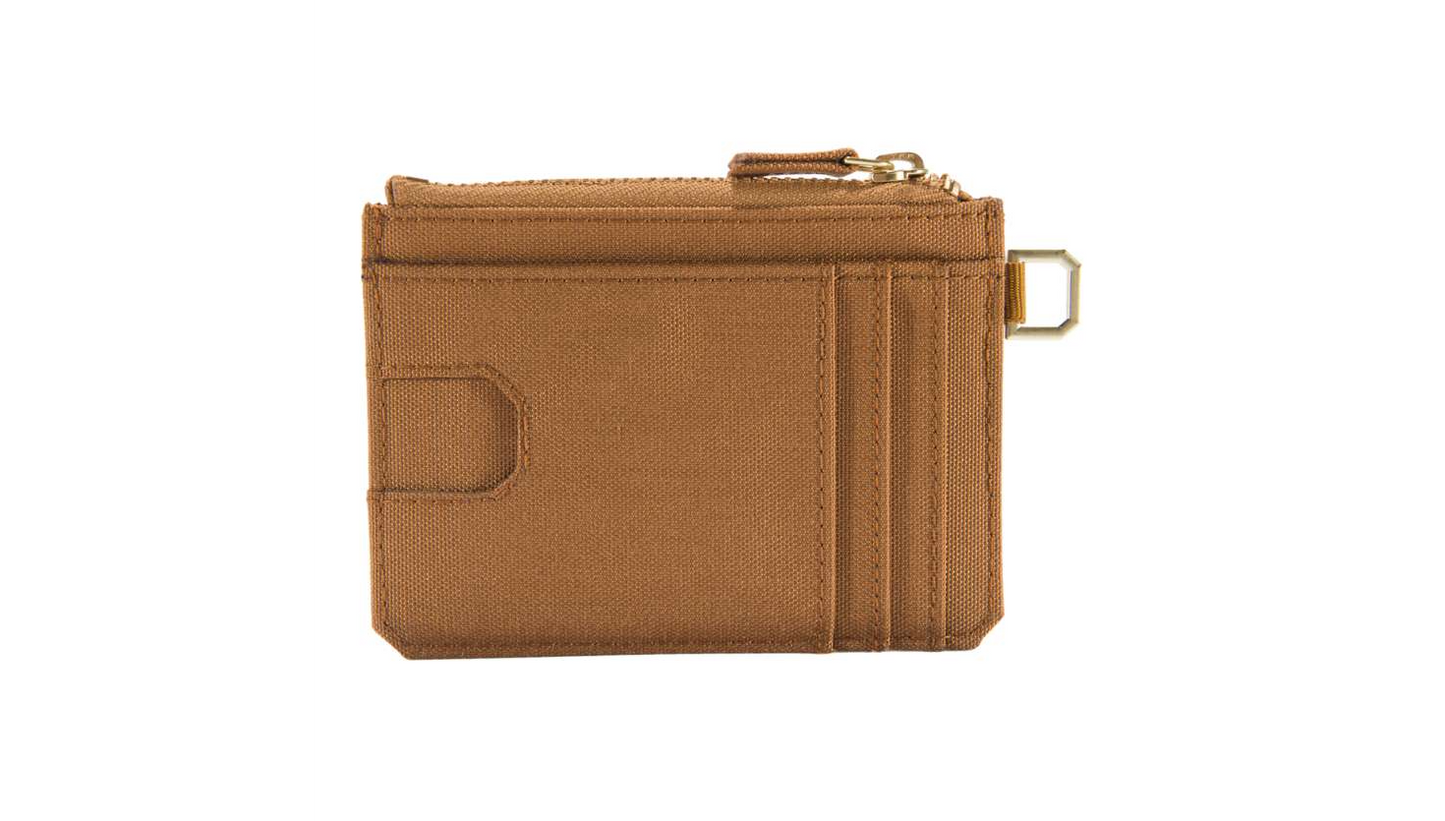Carhartt Nylon Duck Zippered Card Keeper Wallet