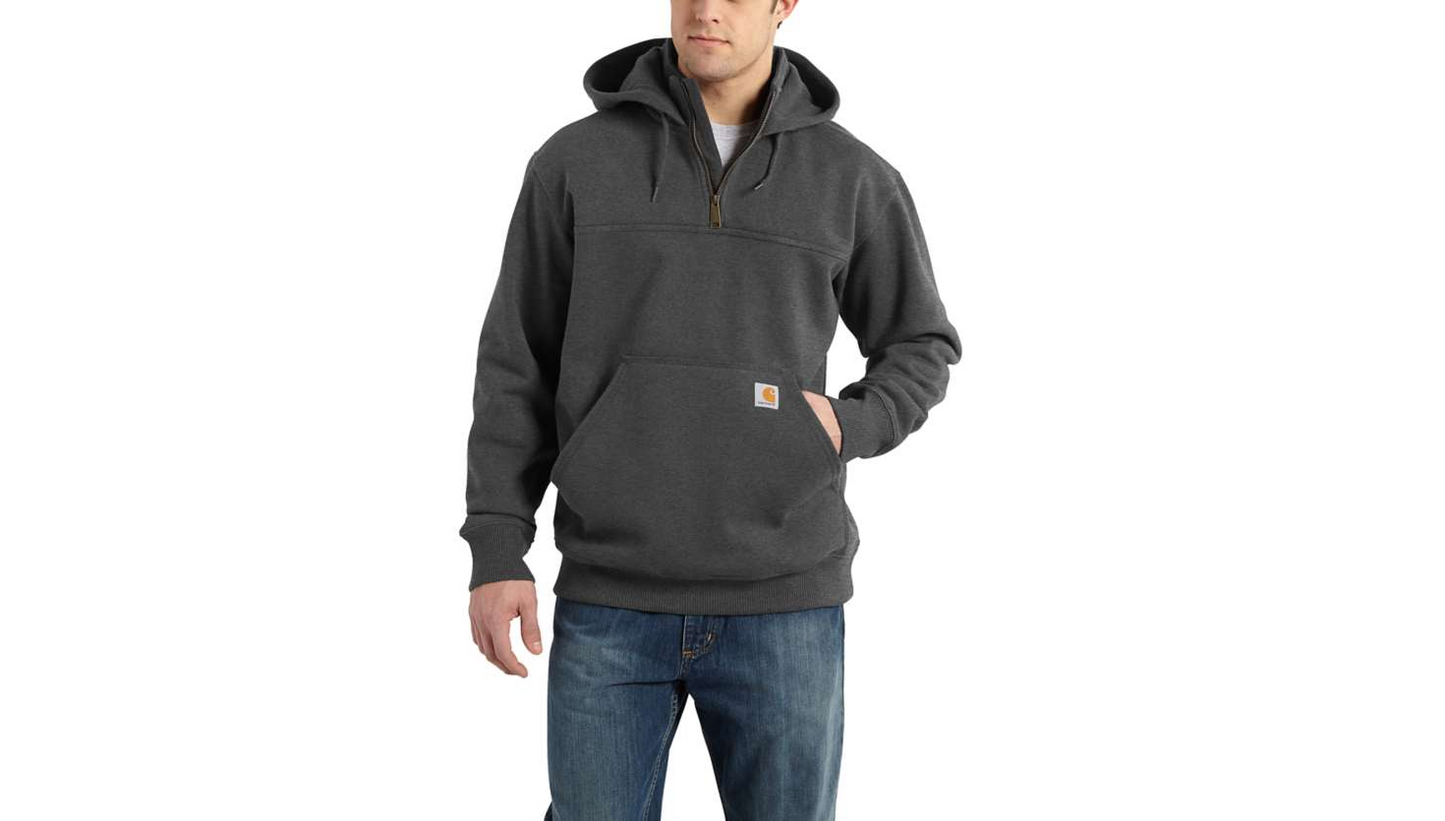 Carhartt Paxton Quarter-Zip Sweatshirt Carbon Heather