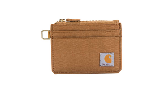 Carhartt Nylon Duck Zippered Card Keeper Wallet