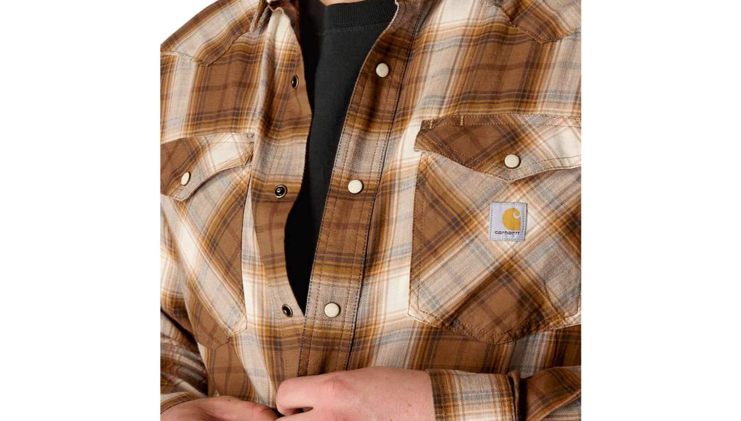 Carhartt Monatna RF LS SnapFront Plaid Shirt