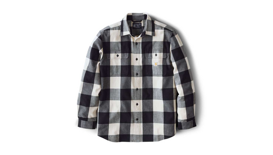 Carhartt M LooseFit HW Flannel LS Plaid Shirt