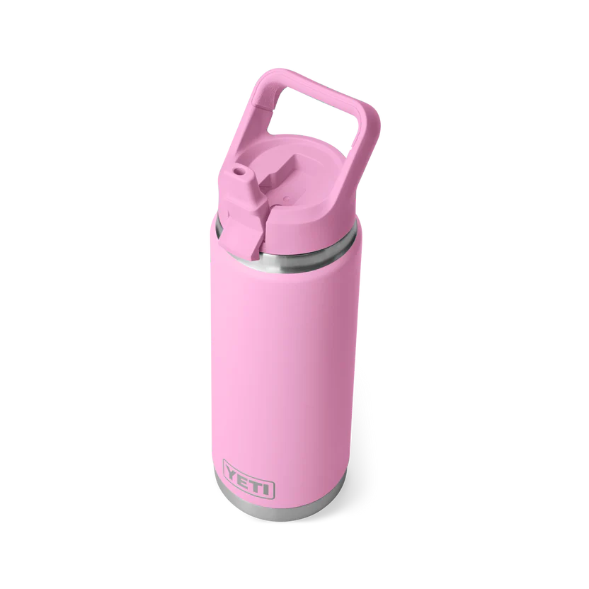 YETI Rambler 26oz colour Straw Bottle - Power Pink