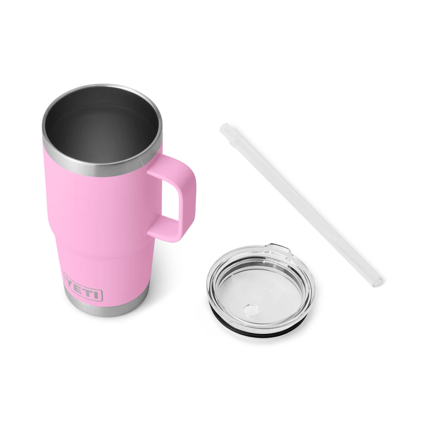 YETI Rambler 25 Oz Straw Mug - Power Pink